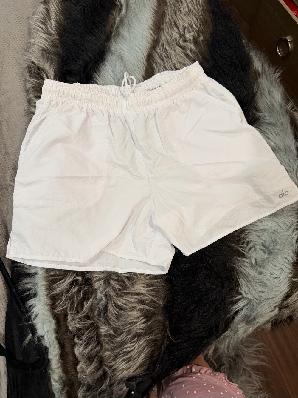 Alo White Athletic‎ Shorts